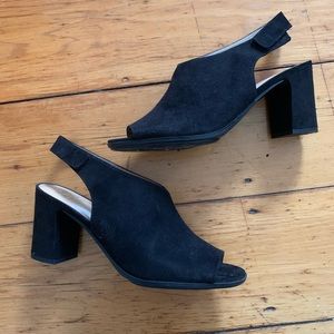 Black Naturalizer Slingback Heels